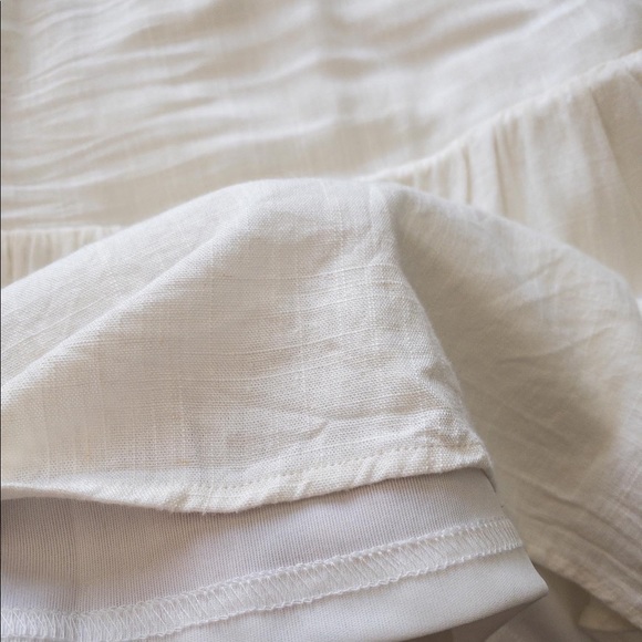 Ivory Tie-Strap Mini Dress - Picture 6 of 6